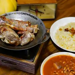 Rice And Broth With Meat - 1 Person