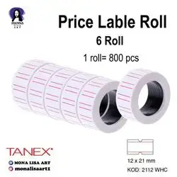 TANEX price Label roll (6 roll)
