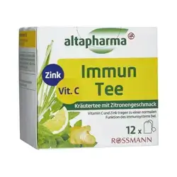 Immune Tea Vitamin C & Zinc 12pcs ALTAPHARMA