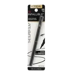 INFALLIBLE The Super Slim Liquid Eyeliner 400 BLACK 1.0ml _ L'OREAL PARIS