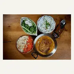 Meat Pottery with Masala Sauce