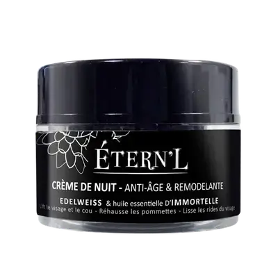 Night Cream Anti-Ageing & Reshaping Lifts your Face and Neck 50ml _ ETERN'L