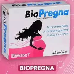 biopregna harmonious blend of vitamins supporting fertility for women 45 tablets