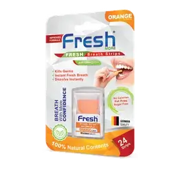 FRESH breath strips (Orange flavour)