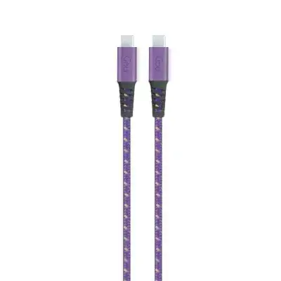 Goui Cable Flex Type-C to Type-C 60W - Purple - 1.5m
