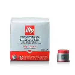 illy Classico Coffee Capsules – 18 Capsules – 100% Arabica