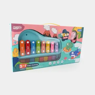 Piano Xylophone Musiclan Dinosaur Pink