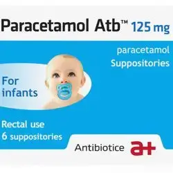 Paracetamol Atb 125 mg suppositories