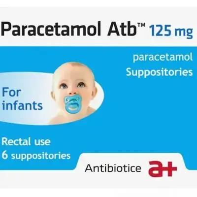 Paracetamol Atb 125 mg suppositories