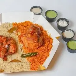 Grilled Whole Chicken In The Syrian Style With Rice