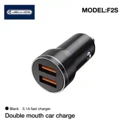 JELLICO car charger F2S 3.1A 18W 2xUSB