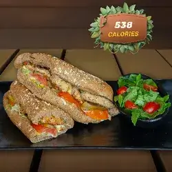 Grilled Chicken Baguette 538 Calories
