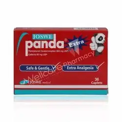 Panda Extra (parasetamol+caffeine65)24 capsul (joswe)