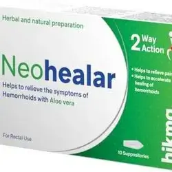 neohealer 10 suppositories- Hilma company- hamorrhoids care