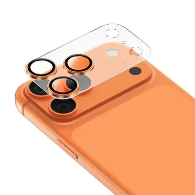 REGGIO Camera Lens iPhone 17 Series | One-Piece Design orange