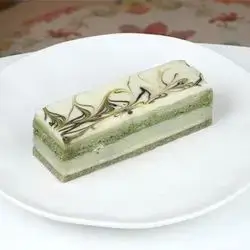 Pistachio Cake Slice