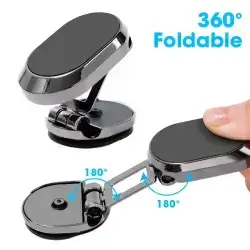 360° Foldable Magnetic Car Phone Mount
