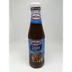 Hello Sauce Glass