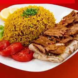 Rice And Chicken Shawarma