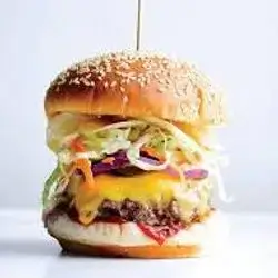 Coleslaw Beef Burger