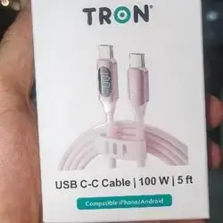 USB C-C Cable/100W/5ft TR106