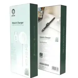 Green Lion iWatch Charger USB-C To Wireless Charger - White