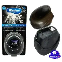 wisdom active whitening dental floss