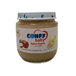 Confy Food Apple Banana Glass 125g