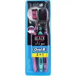 Oral-B Allrounder Multi Colored Toothbrush Medium 2+1 Free