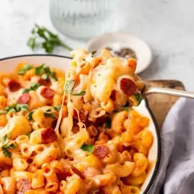 Mac & Cheese with Pepperoni