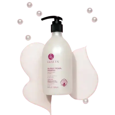 Glossy Pearl Shampoo For All Hair Types 500ml _ LUSETA