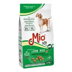 Mio Lamb Meat & Rice Adult Dog Food 2.5Kg