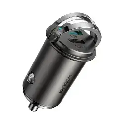 Joyroom C-A35 45W Mini 2-Port Ring-Pull Fast Car Charger
