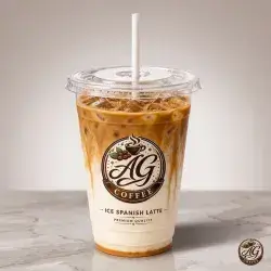 لاتيه إسباني مثلج