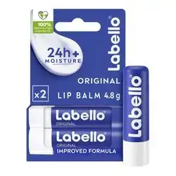 Labello Original Caring Lip Balm Duo Pack (2 × 4.8 g)