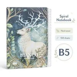Hardcover Spiral Notebook – B5 | 100 Sheets
