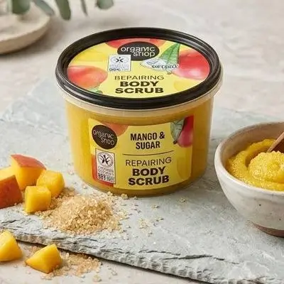 Organic Shop Mango & Sugar Repairing Body Scrub