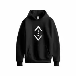 JERSEY HOODIE Over Size Cukur Black ( Small )