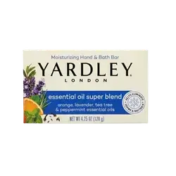 Essential Oil Super Blend Moisturizing Bath Bar Soap 120g _ YARDLEY LONDON