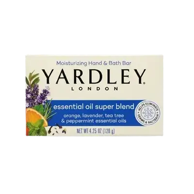 Essential Oil Super Blend Moisturizing Bath Bar Soap 120g _ YARDLEY LONDON
