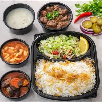 Qale and rice
