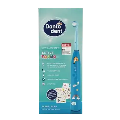 Active Young Electric Toothbrush BLUE _ Donto dent