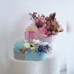 Handmade Flower Basket Arrangement