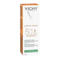 Capital Soleil Spf50+ Mattifying 3-In-1 50ml _ VICHY
