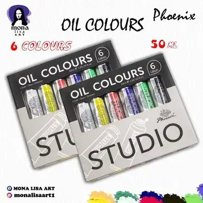 Oil Color 6colors 50ml -STUDIO