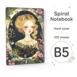 Hardcover Spiral Notebook – B5 | 100 Sheets