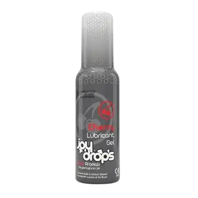 Cherry Lubricant Gel Condom Safe & Water Based 100ml _ Joy Drops