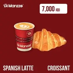 1 Spanish Latte And 1 Croissant