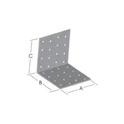 Angle Symetric 90° 80X140X140