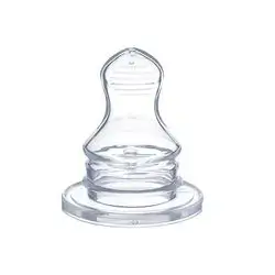 Orthodontic Cleft Lip Narrow Neck Silicone Nipple (2Pcs) (+6)